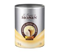 Monin Vanilla Frappe Mix 1.35kg Tub - Flavoured Coffee Powder for Coffee Shops by Monin