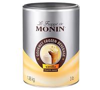 Monin Vanilla Frappe Mix 1.36kg Tub - Flavoured Coffee Powder for Coffee Shops by Monin