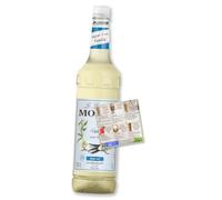 Monin Vanilla Sugar Free Cocktail & Coffee Syrup 1L Includes Drink Recipe