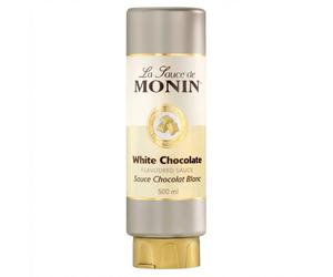 Monin White Chocolate Sauce 500ml Premium French Dessert Topping