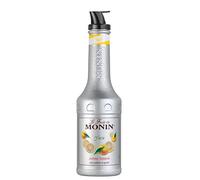 MONIN Yuzu Fruit Mix Puree 1L for Cocktails, Smoothies and Mocktails. Vegan-Friendly, Allergen-Free, 100% Natural Flavours and Colourings. 2-in-1 Yuzu Puree and Sugar Syrup Hybrid