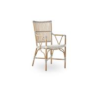 Monique Exterior Cafe Chair with Armrest Almond