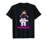 MONIQUE Personalized Name Astronaut Birthday Queen T-Shirt