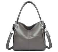 Monitika Handbag Women's PU Leather Shoulder Bag Medium Shopper Shoulder Bag Handbag