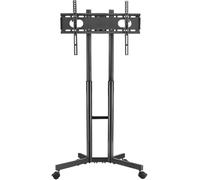 Monitor Arms Mobile TV Stand Suitable for TV Stands with Adjustable Sn Height of 32-70 Inches Hidden Wiring Harness Management