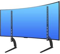 Monitor Arms TV Stand Desktop TV Stand Height Adjustable Desktop TV Base, Infinitely Extending Left and Right, Suitable for Most 32 to 75 Inch LCD LED TVs