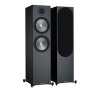 Monitor Audio Bronze 500 Floorstanding Speakers Black Pair 6G including 5 Year Warranty - Ex-Display Clearance