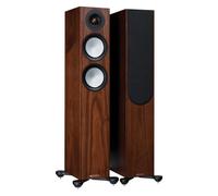 Monitor Audio Silver 200 7G Floorstanding Speakers - Natural Walnut