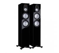 Monitor Audio Silver 300 Floorstanding Speakers Pair 7G Black Gloss