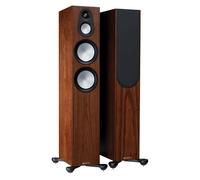Monitor Audio Silver 300 7G Floorstanding Speakers - Natural Walnut