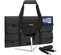 Monitor Carrying Case Compatible with 24 Inch Monitors/LCD Screens, Monitor Bag with Shoulder Strap & Business Card Pocket, Protective Case for Apple Monitors for iMac 24 Inch Monitors (Black, 24in)