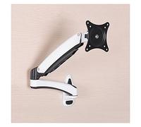 Monitor Desk Mount Long Arm Monitor Stand Mechanical Spring Single Monitor Stand Mount 12"-27" Wall Mount Monitor Stand Arm, Holds 7.7 To 16.5 Lbs Computer Monitor Stand -White-Two arm