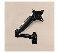 Monitor Desk Mount Long Arm Monitor Stand Mechanical Spring Single Monitor Stand Mount 12"-27" Wall Mount Monitor Stand Arm, Holds 7.7 To 16.5 Lbs Computer Monitor Stand -Black-Two arm