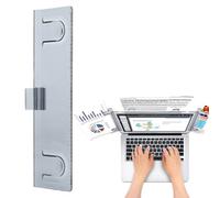 Monitor Document Paper Holder - Desktop Clips Organizer | Easy Install Storage Board for Sticky Notes Memos Photographs A4 Paper Documents, Table Accessory for Office Home School Work