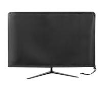 Monitor Dust Cover Heavy Duty Anti-tear Full Body Protective Case Universal for 17-19" Computer LED LCD Screen Wih Adjustable Bottom Tight Rope Black -19Wx12.5Hx2.3D in