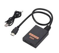 Monitor HD Splitter 1 in 2 Out HD Splitter | 1 to 2 Way Hub 2 Way Hub 4K Distributor for HDTV Monitor