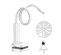 Monitor Holder - 5.9 Inch Flexible Clip Clamp, Long Arm Mount | ABS Camera Stand, Flexible Camera Mount, Adjustable Bracket for Kitchen, Cot, Furniture, Home, Nursery, R