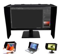 Monitor Hood, Adjustable Portable LCD LED Video Sunshade, 17-28 Inch Desktop Computer Monitor Sun Visor for Office Work