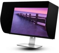 Monitor Hood Sunshade, Adjustable Anti-Glare Display Visor for 21-32 Inch Monitors, Detachable Coverage, Universal Fit for Video Editing
