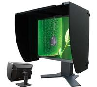 Monitor Hood Sunshade, Adjustable Display Screen Sun Visor, Fits 17" to 28" Screens, All-Sides Coverage Displayshading Side Panel, for Office, Home, Play Games