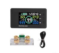 Monitor, LCD Display, 7.5V-100V DC Ammeter, Bi-Directional Current