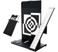Monitor Lens Reflective Test Chart, Professional Micro-adjustment Test Card Kit With Spirit Level, Focusing Test Card, Alignment Ruler