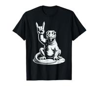 Monitor Lizard Komodo Dragon Punk Rock Rocker Heavy Metal T-Shirt