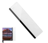 Monitor Memo Board - Acrylic 30 x 8 x 2 cm, Sticky Note Holder, Message Board, Transparent Screen Page for Office Computer Desk Reminders, Notes and Use on the