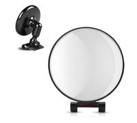 Monitor Mirror Computer Rear View Mirror Convex Mirror with Back Sticker, for Personal Safety Backseat Baby Monitor Mirror Auxiliary Blind Spot Mirror, 4.4inch