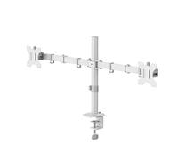 Monitor Mount, 2 Monitors, Height-adjustable, Swivel/Tilt, 13" - 35"