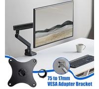 Monitor Mount Bracket Adapter 75mm Hole - TV Mounting Adapter Plate | 17mm Ball Head Horizontal Vertical Replacement Parts for Digital Screen Projector Mobile Entertainment Living Hotel