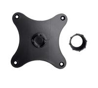 Monitor Mount Bracket Adapter 75mm Hole - TV Mounting Adapter Plate - Horizontal Vertical 17mm Ball Head Portable Hardware for Digital Screen Mobile Entertainment Hotel Projector Meeting Room
