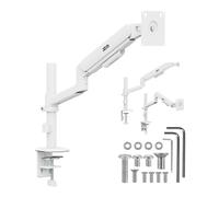 Monitor Mount Desk Monitor Mount 17"-32" 1-10 kg Gas Spring White Ergo Office