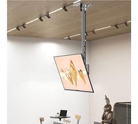 Monitor Mount, Tv Wall Mount, 360 Degree Rotatable Tilting And Swivel Tv Mount, Ceiling Tv Mount, Fits 26-60 Inch Tvs, Max 400 X 400 Mm, Load Capacity 50 Kg,One colour,3m