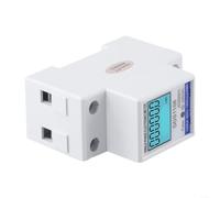 Monitor Power Consumption with DDS1108 Energy Meter featuring LCD Display and Red LED Pulse Indicator (With backlight)
