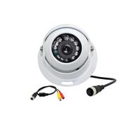 Monitor Reverse Camera Heavy Duty AHD 1080P Dome Reversing Camera With Night Vision Universal Mount Backup Cameras fits For Trucks RVs,Trailers(Black,Camera-RCA)(Camera-RCA/White)