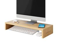 Monitor Riser - Ventilation Shelf Booster | Office Printer Stand Computer Monitor Riser - for Work Game Study Office School Dorm Playroom Stationery Keyboard