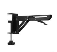 Monitor Shelf Bracket Foldable, Rotating Steel Desk Arm Support, Adjustable Folding Elbow Rest Wall Mount Tray for Home Office(1-8cm)
