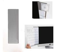 Monitor Side Panel Memo Message Board Sticky Notes Holder Transparent Clip Sticky Memo Pad Board Reminder for Computer Laptop TV Screen Cabinets Shelves 3.5x12 inch