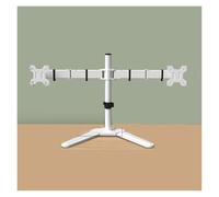 Monitor stand 17-32 inches left and right dual-screen computer without punching desktop horizontal and vertical screen rotation(White)