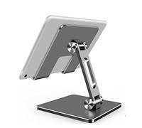 Monitor Stand, 4.7 10.2 15.6 Inch Metal Desktop Tablet Holder For Monitor Stand Adjustable Universal Cell Phone Holder Stand(Gray big)