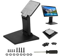Monitor Stand, Adjustable Folding Metal LCD TV Desk Stand with VESA Hole14-27 Inch for Flat LED Monitor Screen/Industrial Control/Touch Monitors/Ktv Vod System/Cash Registers