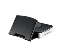 Monitor Stand Built In Angled Copyholder Q-Connect Office Black KF10700