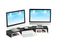 Monitor stand for 2 monitors Ergonomic Desk Riser Adjustable Screen Holder