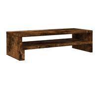 vidaXL Monitor Stand Computer Stand Display Stand Smoked Oak Engineered Wood