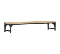 vidaXL Monitor Stand, Display Stand for Laptops and Monitors, Computer Stand with Adjustable Legs, Monitor Stand Riser, Grey Sonoma Engineered Wood