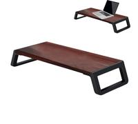 Monitor Stand Riser - Ergonomic Desktop Organizer, RGB Laptop | USB 3.0 Port Docking Station Accessories, Hub Platforms with Printer Holder for Computers PC Desk Officee Setups Organization