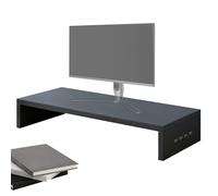 Monitor Stand Riser - Ventilation Shelf Booster | Office Printer Stand & Computer Screen Riser for Laptop, Electronics, Home, School, Playroom, Work, Study Desk Organization & Ergonomic Setup