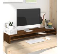 Monitor Stand Screen Display Computer Desktop Laptop Engineered Wood vidaXL