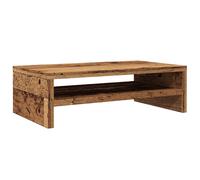 Monitor Stand with a Storage Shelf Chipboard TV Stand Multi Colours vidaXL